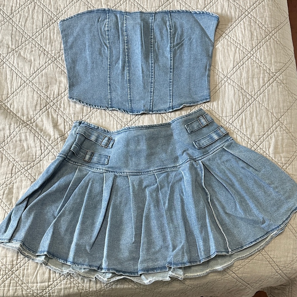 Denim Blue Women's Skirt